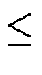 $\textstyle \leq$