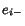 $e_{i-}$