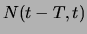 $N(t-T, t)$