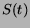 $S(t)$