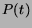 $P(t)$