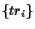 $\{tr_i\}$