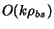 $O(k \rho_{bs})$