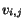 $v_{i,j}$