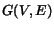 $G(V,E)$