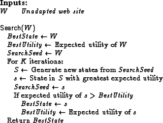 \begin{table}
\begin{center}
\begin{tabbing}
M\=M\=M\=MMMMMMMMMMMMMMM\=M\=M\=M\=...
...ility of $s$\ \\
\> Return {\it BestState}
\end{tabbing}\end{center}\end{table}