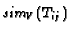 $\mbox{\em {sim}}_V(T_{ij})$