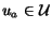 $u_a \in {\cal{U}}$