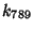 $ k_{789}$