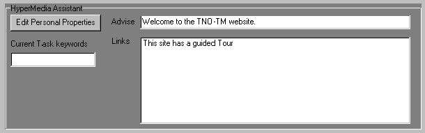 The navigation assistant suggests the guided tour