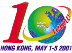 WWW10 conference logo