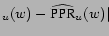 $\displaystyle _u (w) - \widehat{\mbox{PPR}}_u (w)\vert \hspace{15cm}$