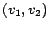 $\displaystyle (v_1,v_2)$