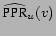 $ \ensuremath{\widehat{\mbox{PPR}}}_u(v)$