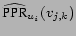 $ \ensuremath{\widehat{\mbox{PPR}}}_{u_i}(v_{j,k})$