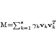 $\lambda_1 \geq \lambda_2 \geq
\ldots \geq \lambda_s$