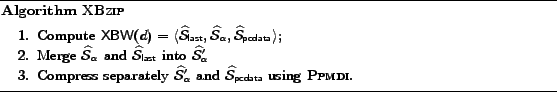 \begin{figure}\hrule {\itemsep=-2pt\baselineskip=12pt\smallskip {{\bf Algorithm}... ...ng {\sc Ppmdi}.} \par\end{enumerate} \vspace*{-2pt}\vskip0pt}\hrule \end{figure}