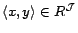 $\tup{x,y}\in R\ifunc$