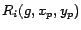 $\displaystyle R_i(g,x_p,y_p)$