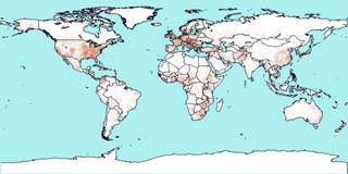 World Average News Media Attention