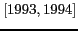 $[1993,1994]$