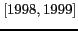 $[1998,1999]$