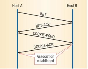 SCTP association establishment