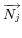 $\overrightarrow{N_{j}}$