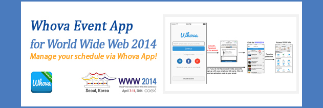 Manage your schedule via Whova App!