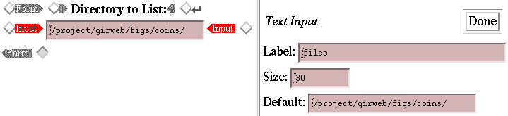 Lister: Name a text input