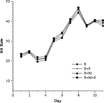 Daily hit rate figure for B